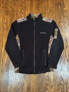 RealTree Camo Fleece Zip Up Sweater